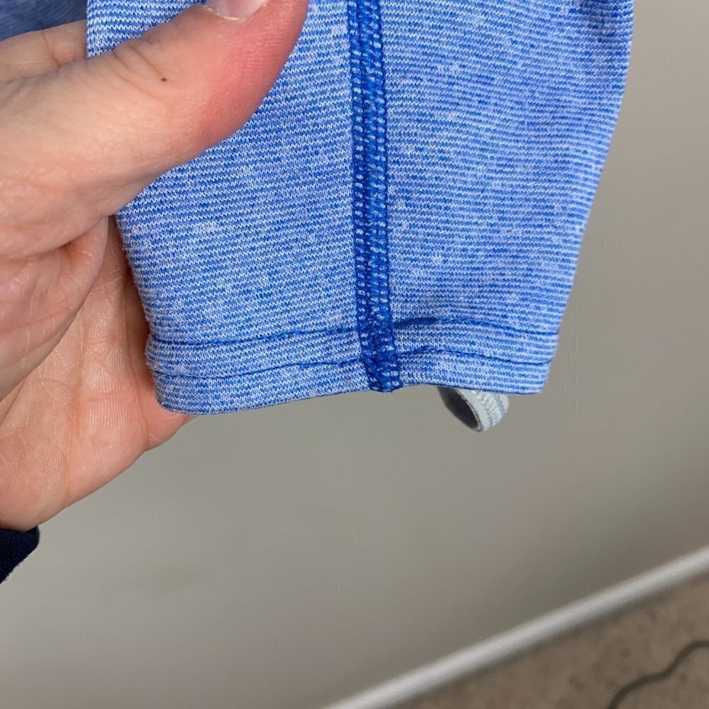 Patagonia Blue Capilene Mid Weight Quarter Zip Pu… - image 4